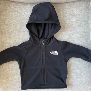 Fleece North Face jacket 0-3 mo